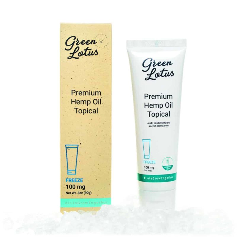 Green Lotus Hemp Topical Freeze 100mg CBD
