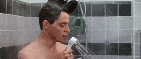 Green Lotus Ferris Bueller Shower Gif
