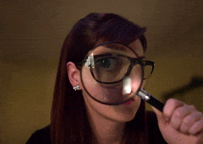 Green Lotus Magnifying Glass Gif