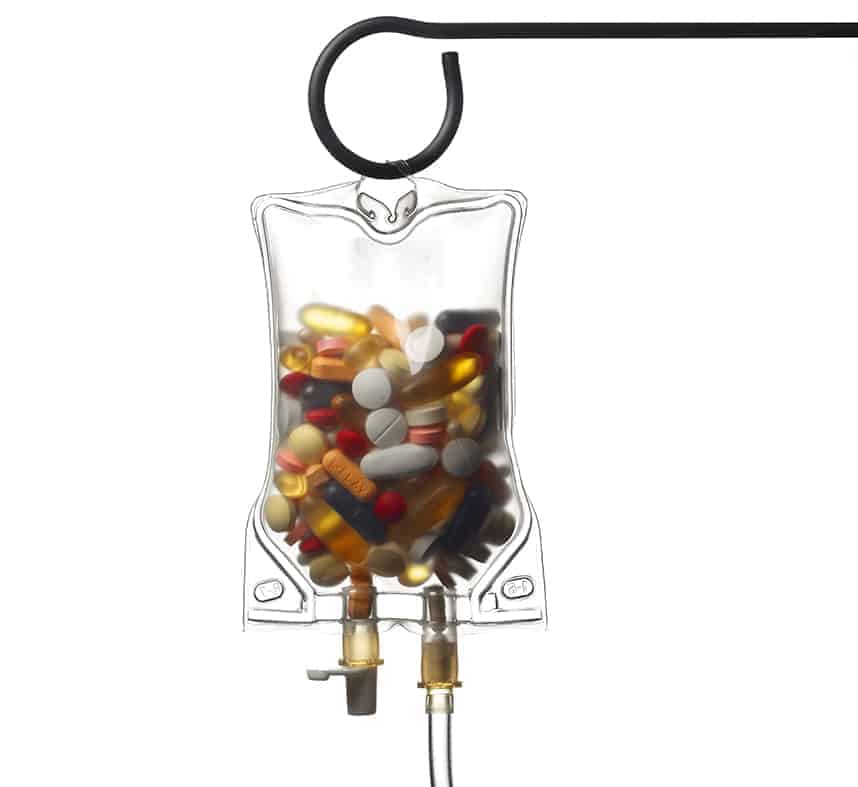 IV Bag with supplements