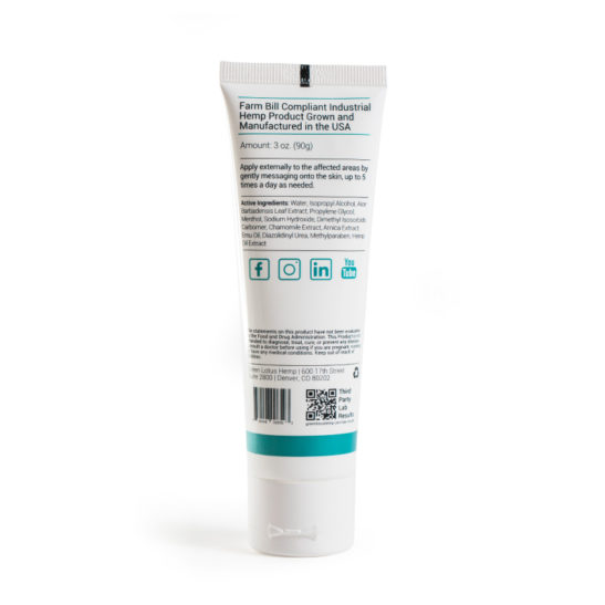 CBD Cream Topical Lotion freeze