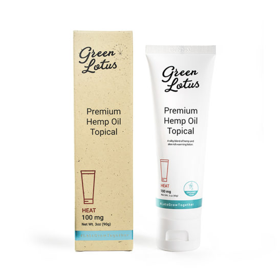 Green Lotus Heat CBD Cream