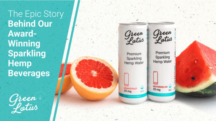 Green Lotus Hemp Blog Sparkling Beverage CBD Fruit Drink