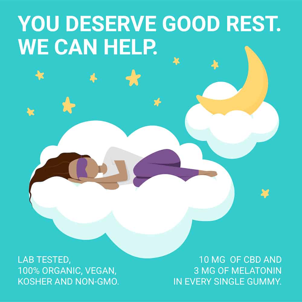 CBD + Melatonin Gummies Wild Berry Sleep