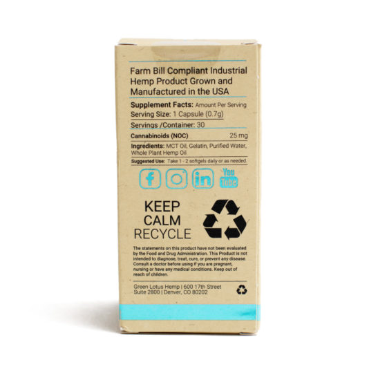 CBD Capsule Softgel 750mg