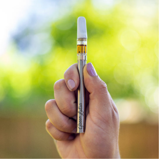 cbd oil vape cartridge - green lotus alive
